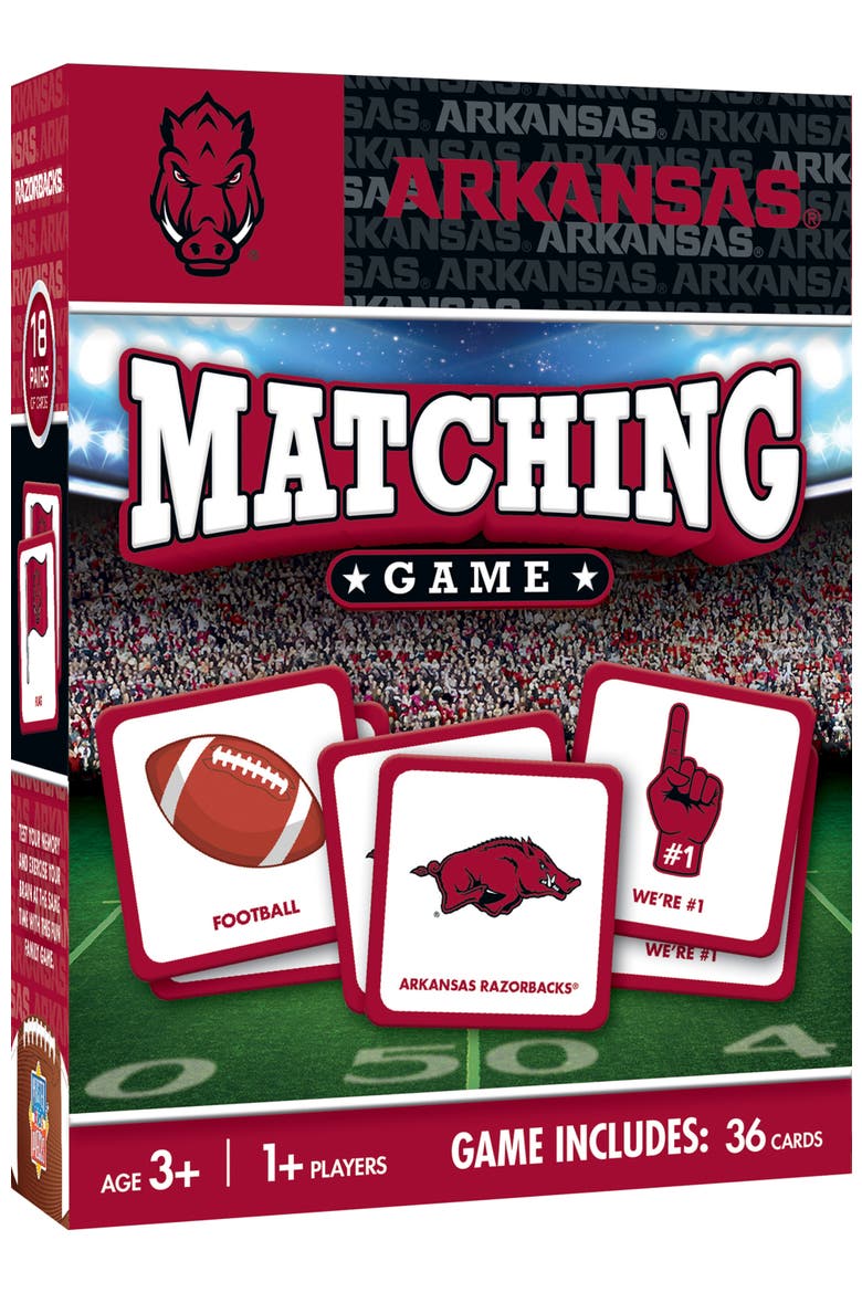 Arkansas Razorbacks Matching Game, Main, color, Multicolor