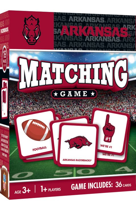Arkansas Razorbacks Matching Game