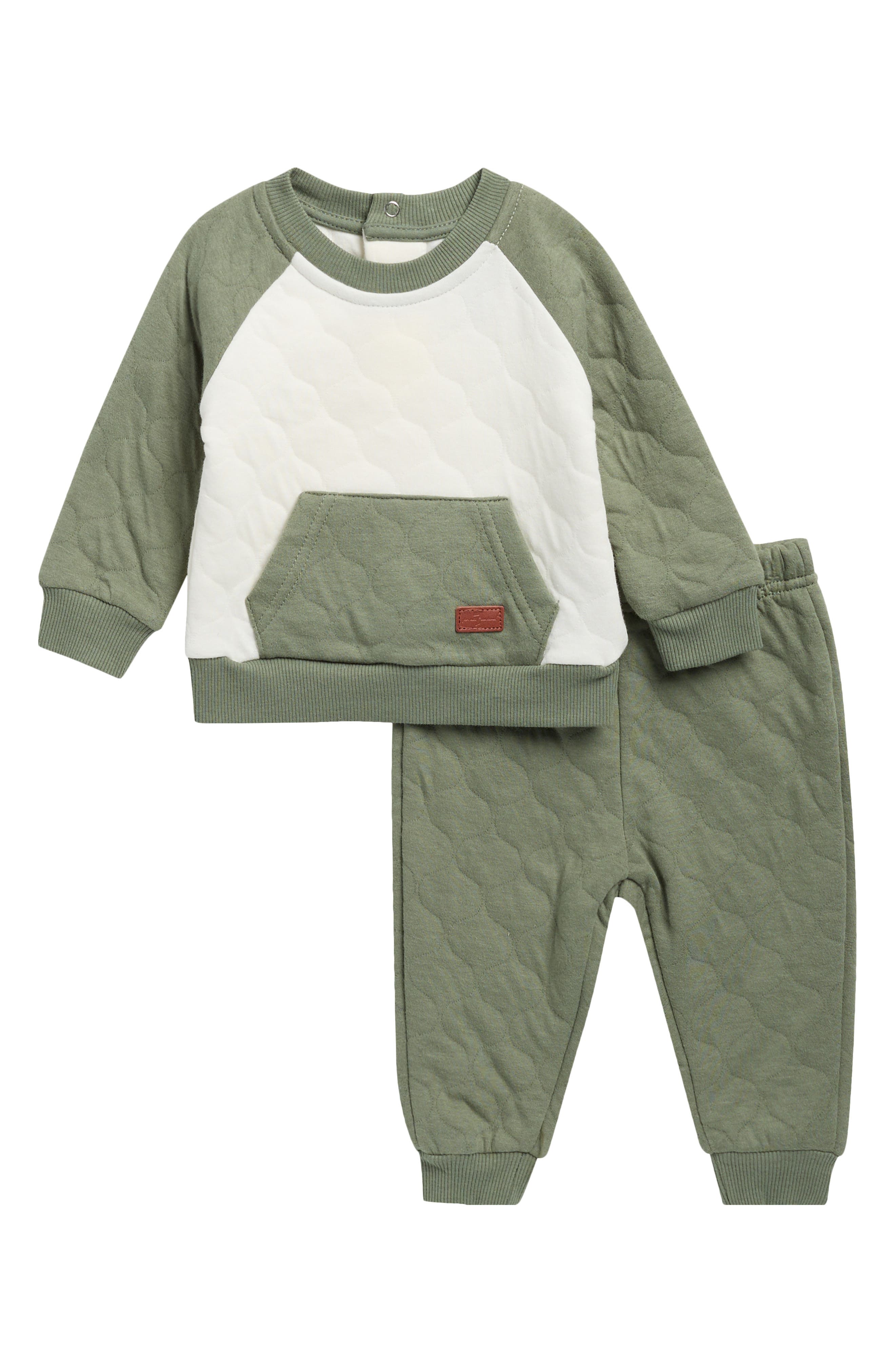 Quilted Sweatshirt & Joggers Set
