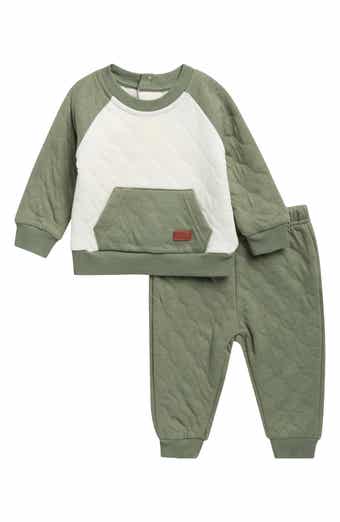 Quilted Sweatshirt & Joggers Set