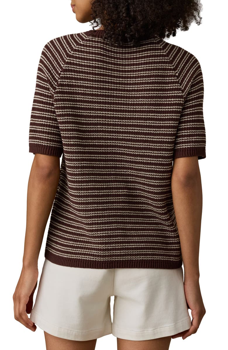 Faherty Miramar Stripe Linen & Organic Cotton Blend Sweater, Alternate, color, 