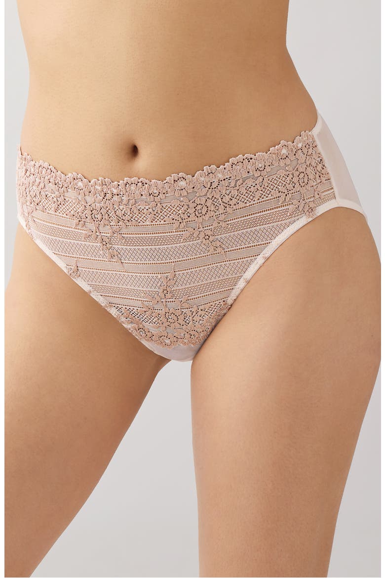 Embrace Lace® High Cut Briefs, Main, color, ANGELWING/ ROSE DUST