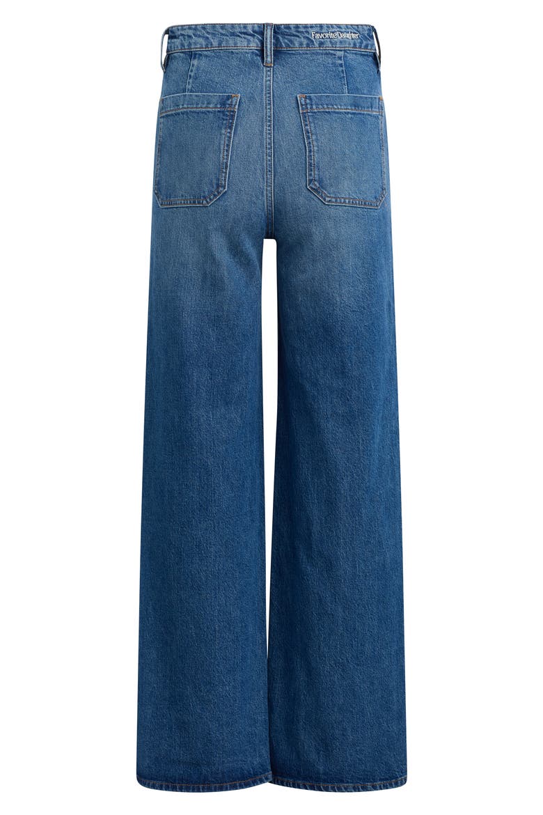 The Mischa Super High Waist Wide Leg Jeans, Alternate, color, CAMPBELL