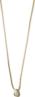 Argento Vivo Sterling Silver Cubic Zirconia Pendant Necklace