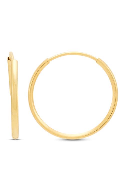 Frankie & Zoe Endless Huggie Hoop Earrings In Gold