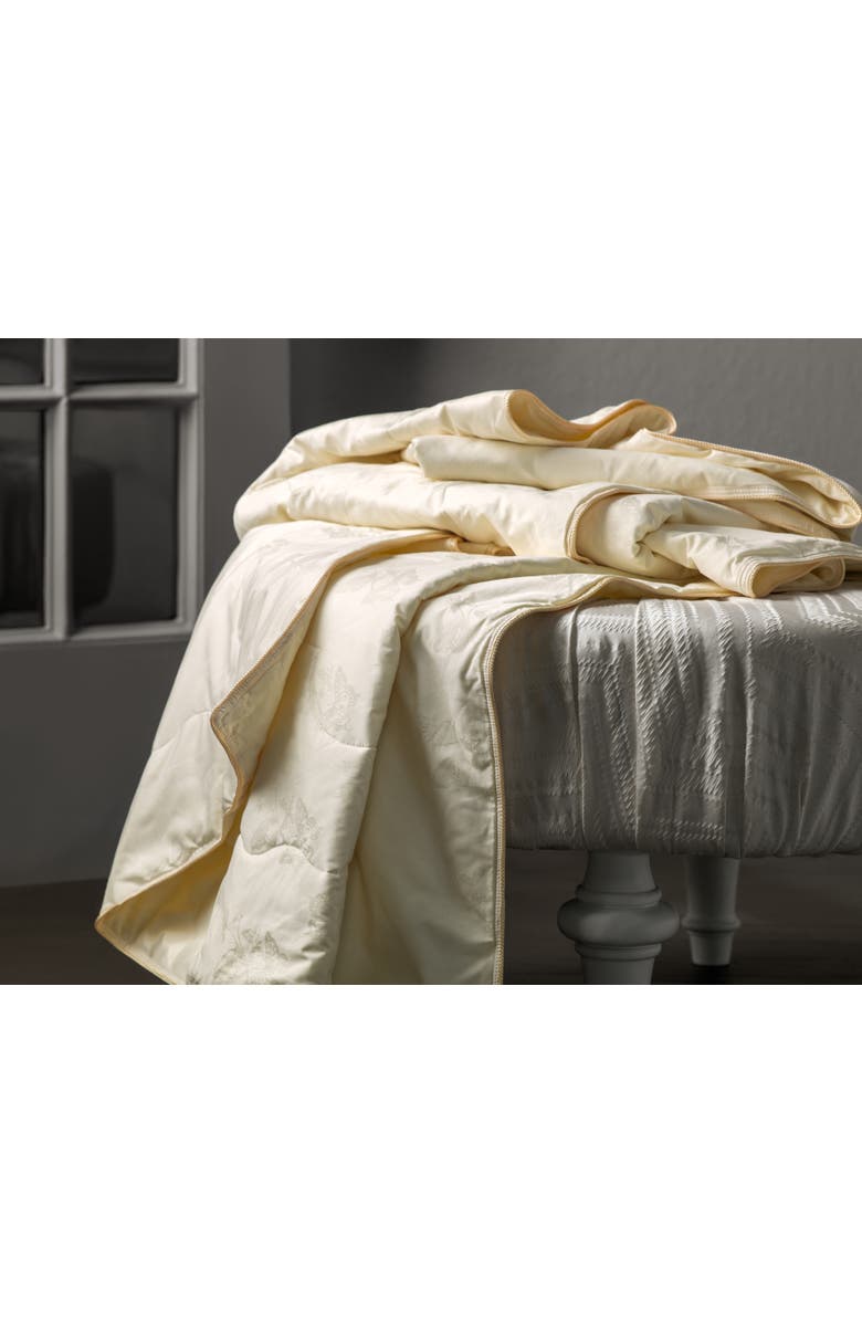 Togas Selena Light Tussah silk comforter, Alternate, color, White