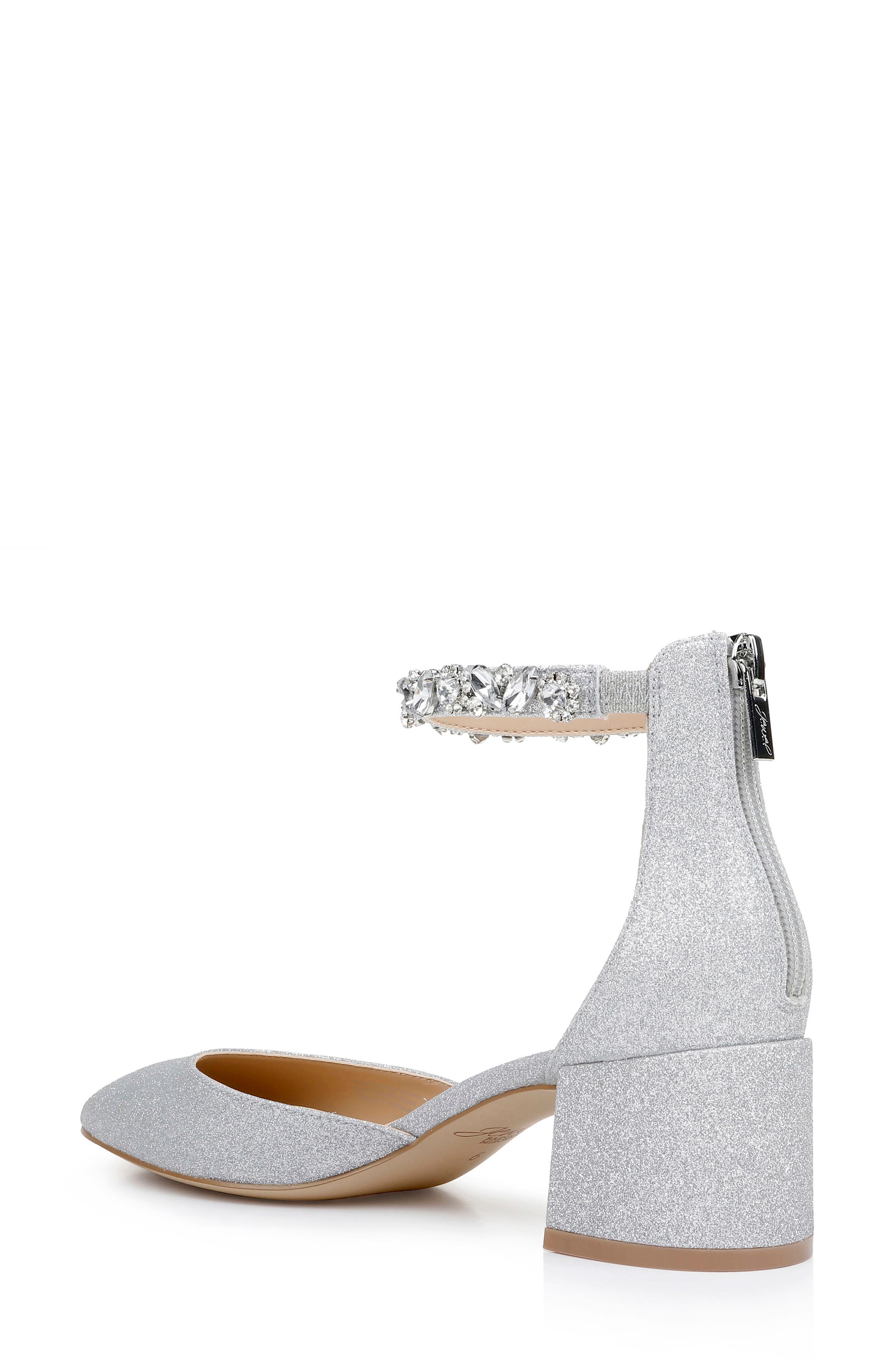 Jewel Badgley Mischka Cathleen Ankle Strap Pump, Alternate, color, 