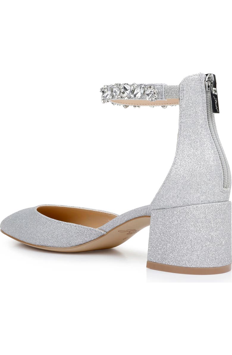 Jewel Badgley Mischka Cathleen Ankle Strap Pump, Alternate, color,