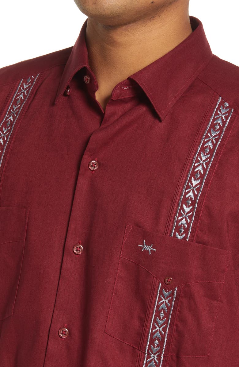 TEXAS STANDARD Linen & Cotton Guayabera Shirt, Alternate, color, 