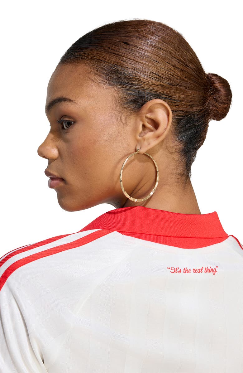 adidas Coca-Cola Cropped Jersey, Alternate, color, Core White