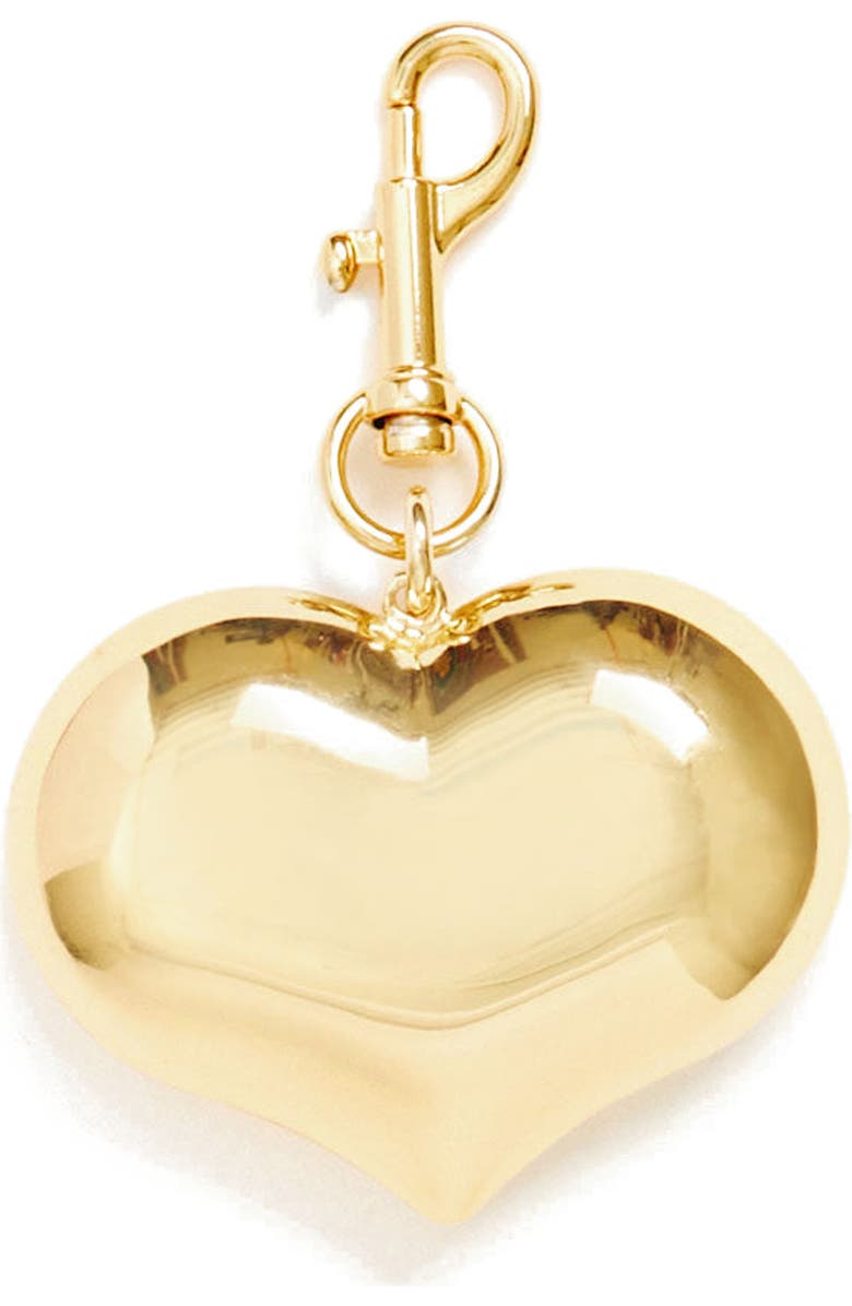 Clare V. Grand Mylar Heart Fob, Main, color,