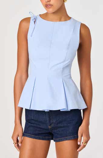 Kalish Sleeveless Peplum Top