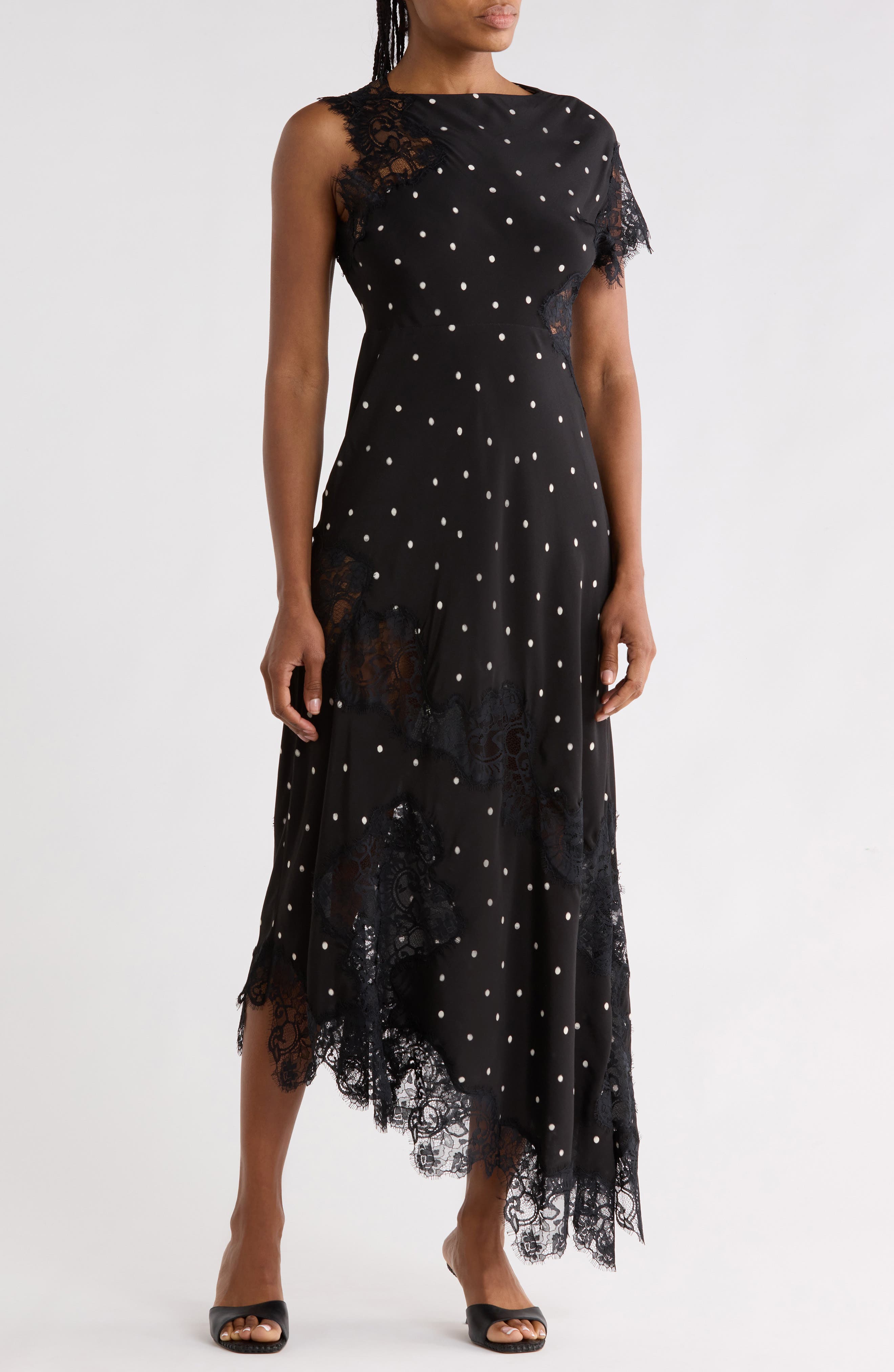 Alessia Lace Trim Dress
