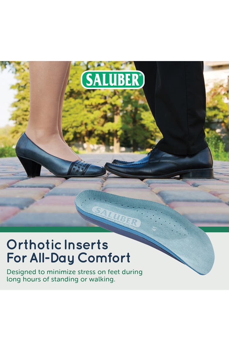 Saluber Premium Three Quarter Length Orthotic Insole, Alternate, color, Blue