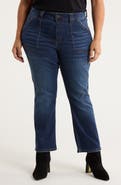 KUT from the Kloth Nikki High Waist Crop Kick Flare Jeans