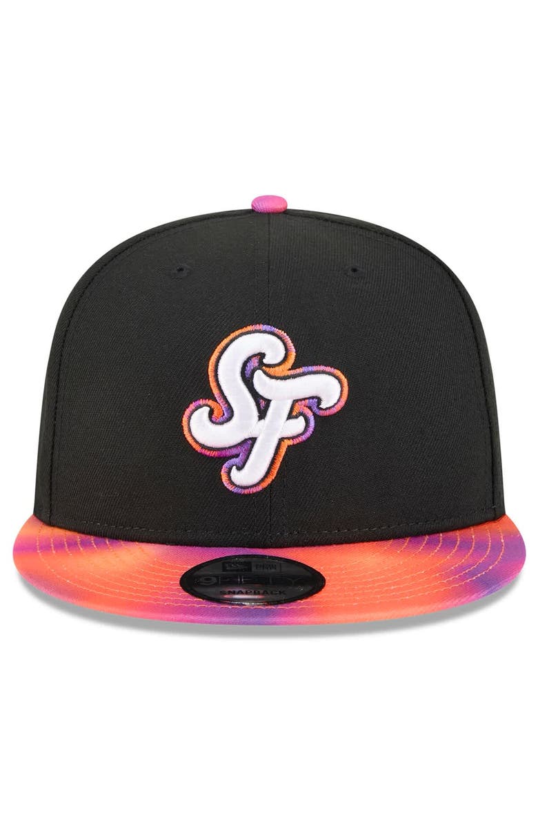 New Era Men's New Era Black/Orange San Francisco Giants 2025 City Connect 9FIFTY Snapback Hat, Alternate, color, Black
