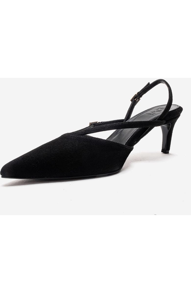 Prologue Shoes Armonia Stiletto Pump, Alternate, color, Black Suede