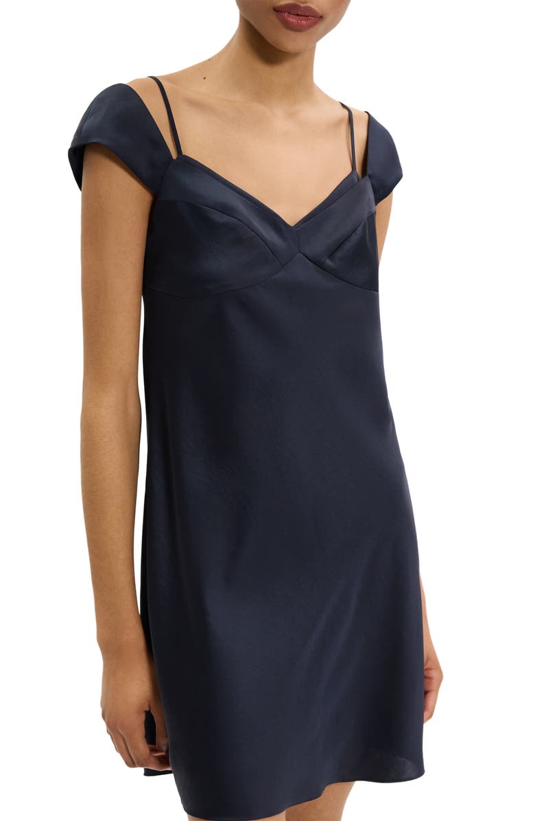 Theory Peek Minidress, Alternate, color, Nocturne Navy