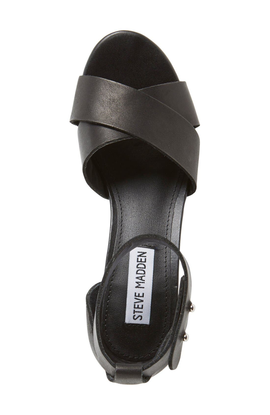 Steve Madden 'Nilla' Wedge Sandal, Alternate, color, 