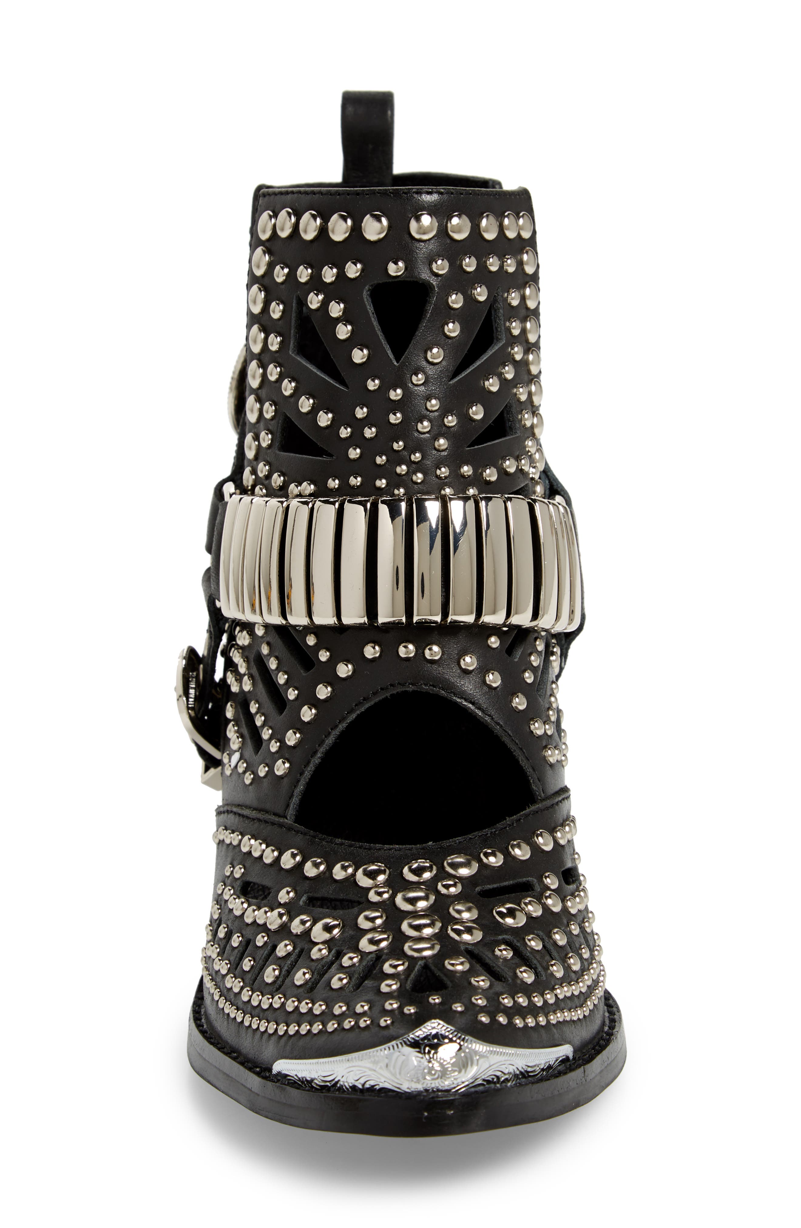Jeffrey Campbell Wylie Studded Western Bootie, Alternate, color, 