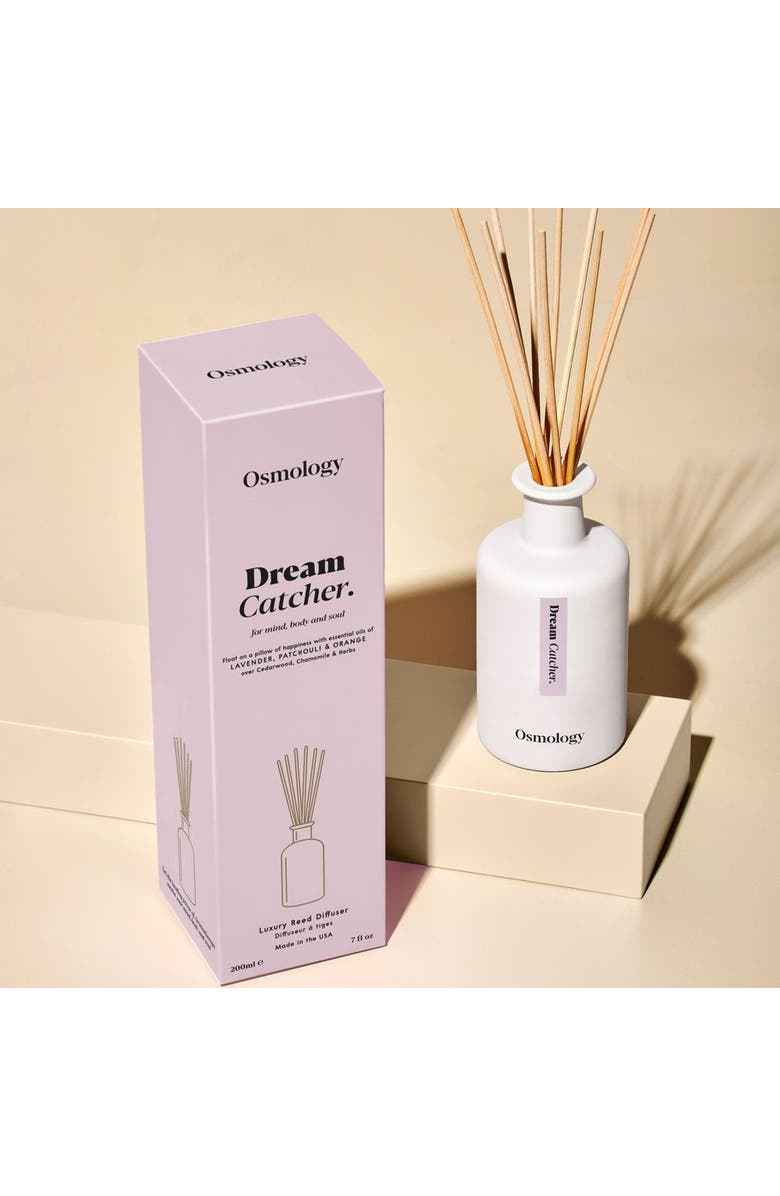 Osmology Dream Catcher Reed Diffuser - Lavender Patchouli and Orange, Alternate, color, White