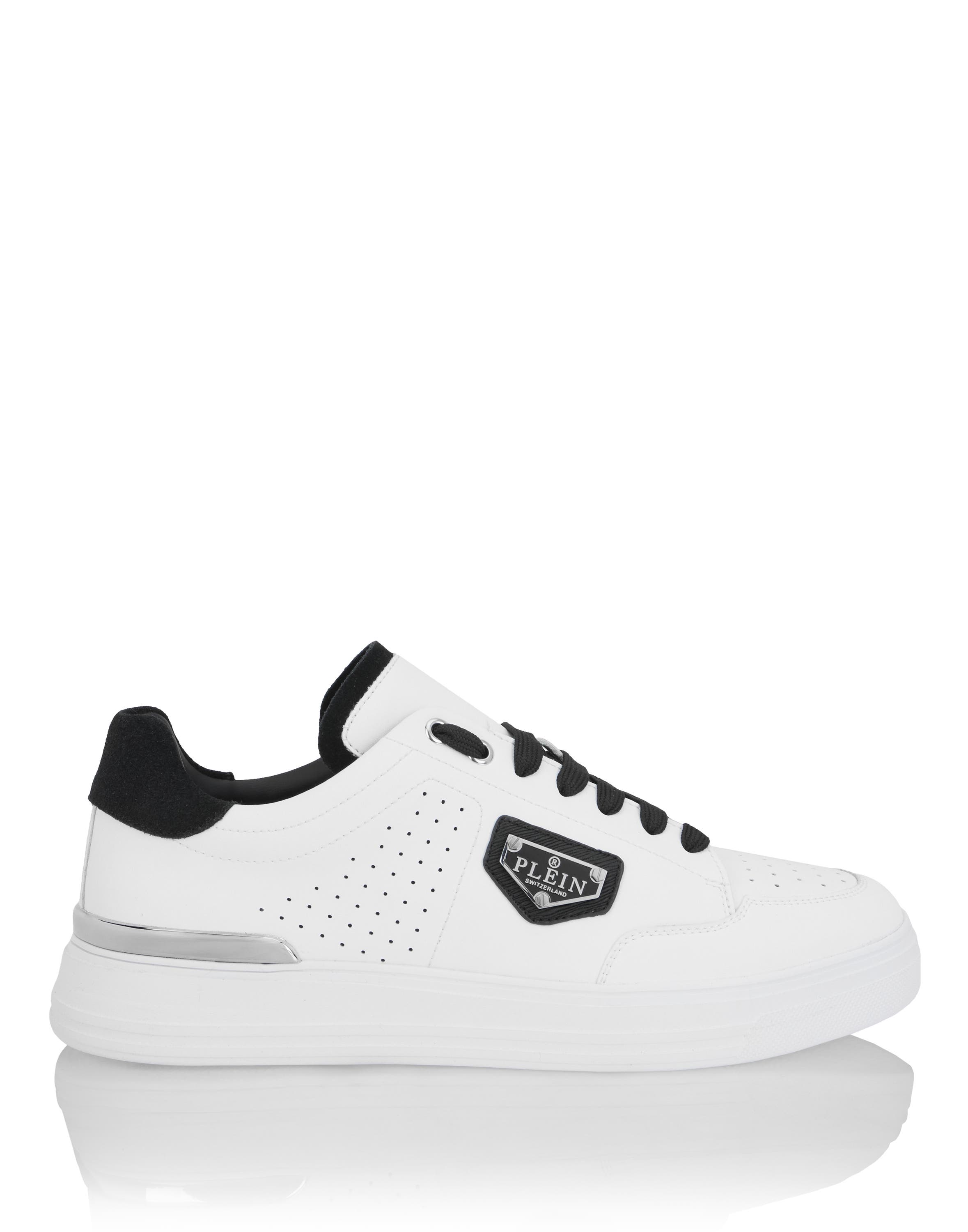 Low-Top Sneakers Triangle Performance Unisex, Alternate, color, white/black