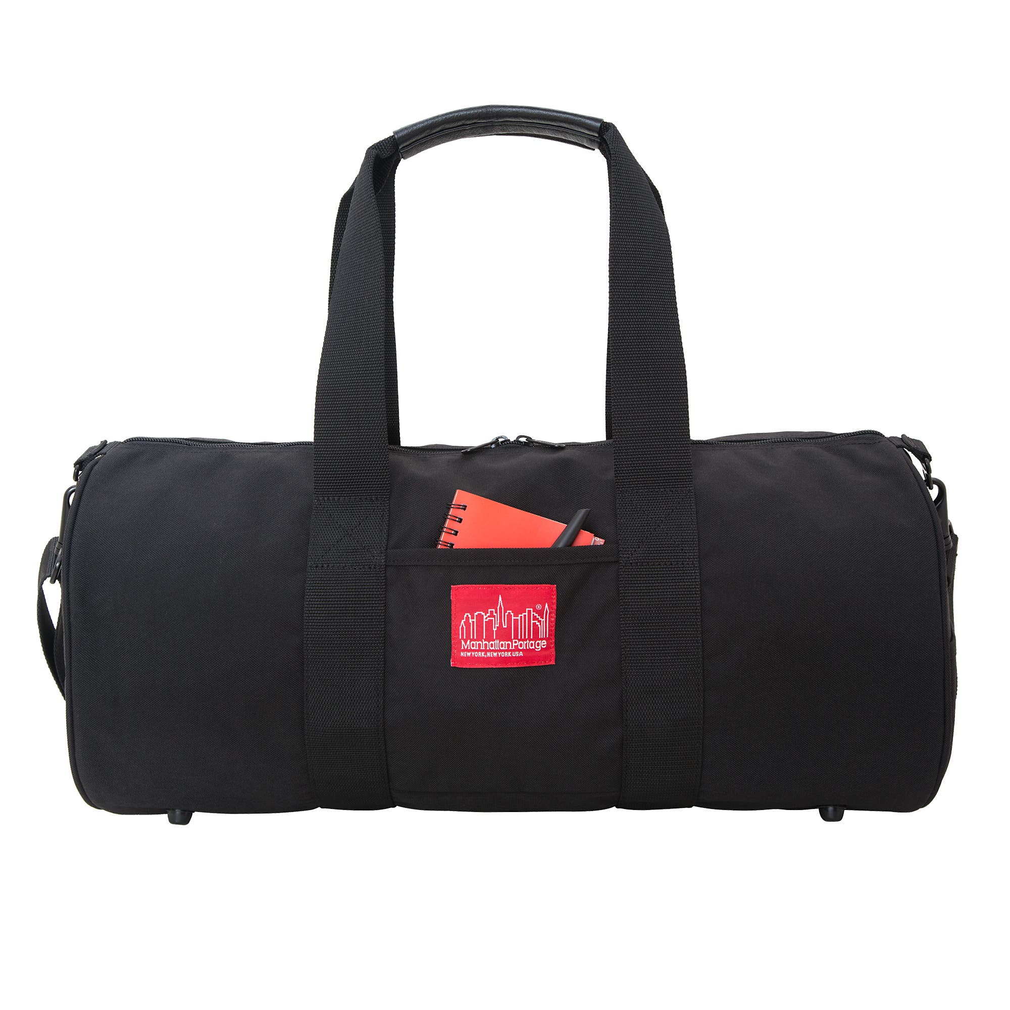 Manhattan Portage Chelsea Drum Bag, Main, color, Black