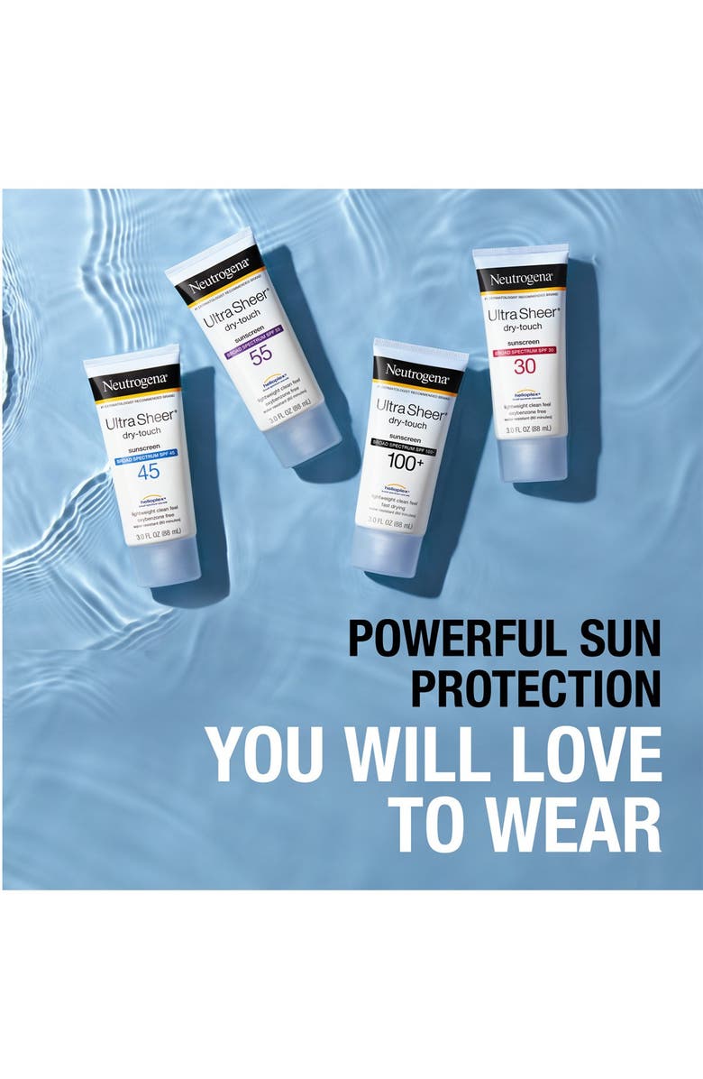 NEUTROGENA Ultra Sheer Dry-Touch SPF 45 Sunscreen - Set of 2, Alternate, color, 