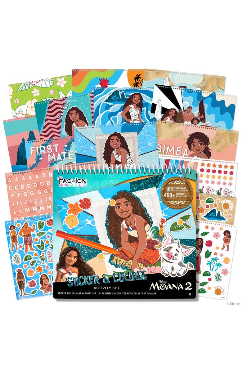 Disney Moana 2 Sticker & Collage Activity Set, Disney Moana 2, Kids 8+, Main, color, Multicolored