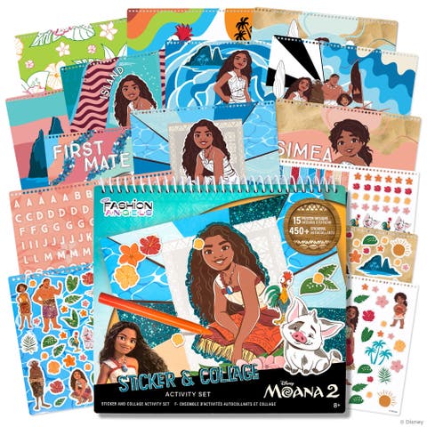 Sticker & Collage Activity Set, Disney Moana 2, Kids 8+