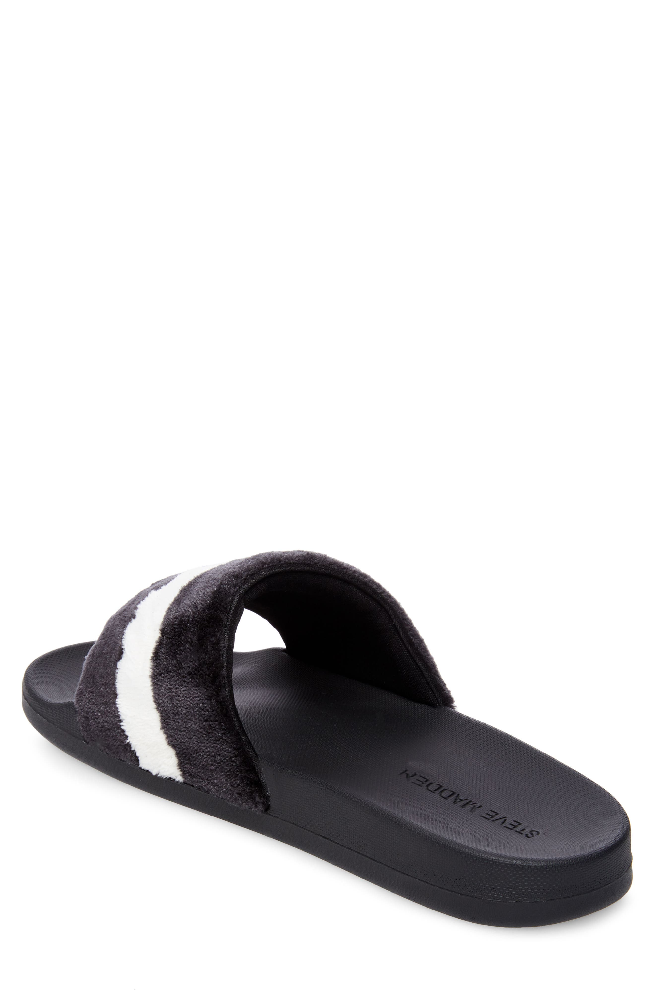 Steve Madden Resport Plush Slide Sandal, Alternate, color, 