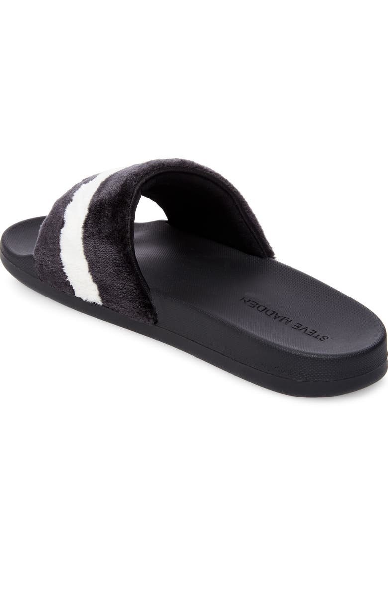 Steve Madden Resport Plush Slide Sandal, Alternate, color,