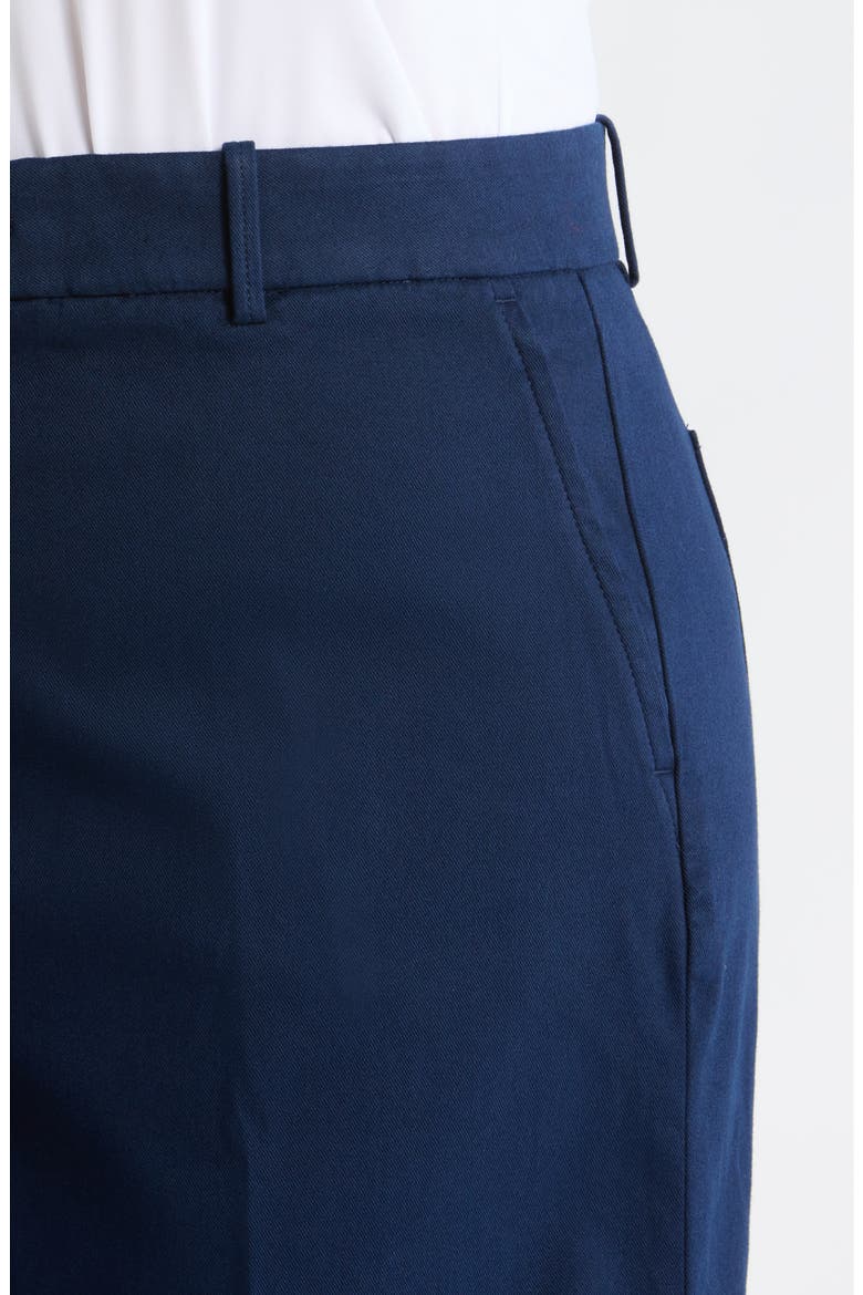SPANXsupersmooth™ Crop Wide Leg Stretch Twill Pants, Alternate, color, TIMELESS NAVY