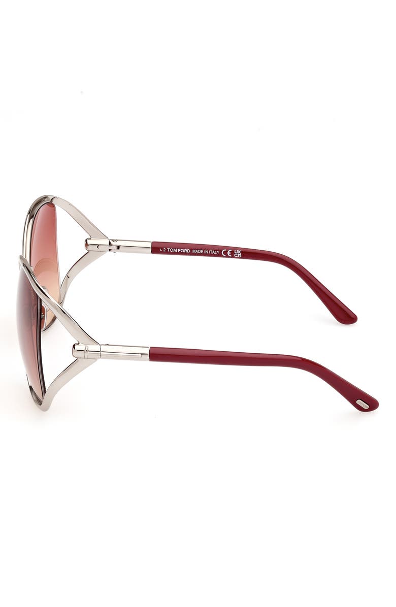 TOM FORD 62mm Round Sunglasses, Alternate, color, 