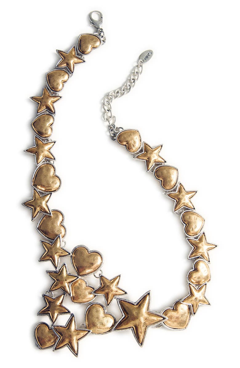 MANGO Contrasting Necklace, Alternate, color, 