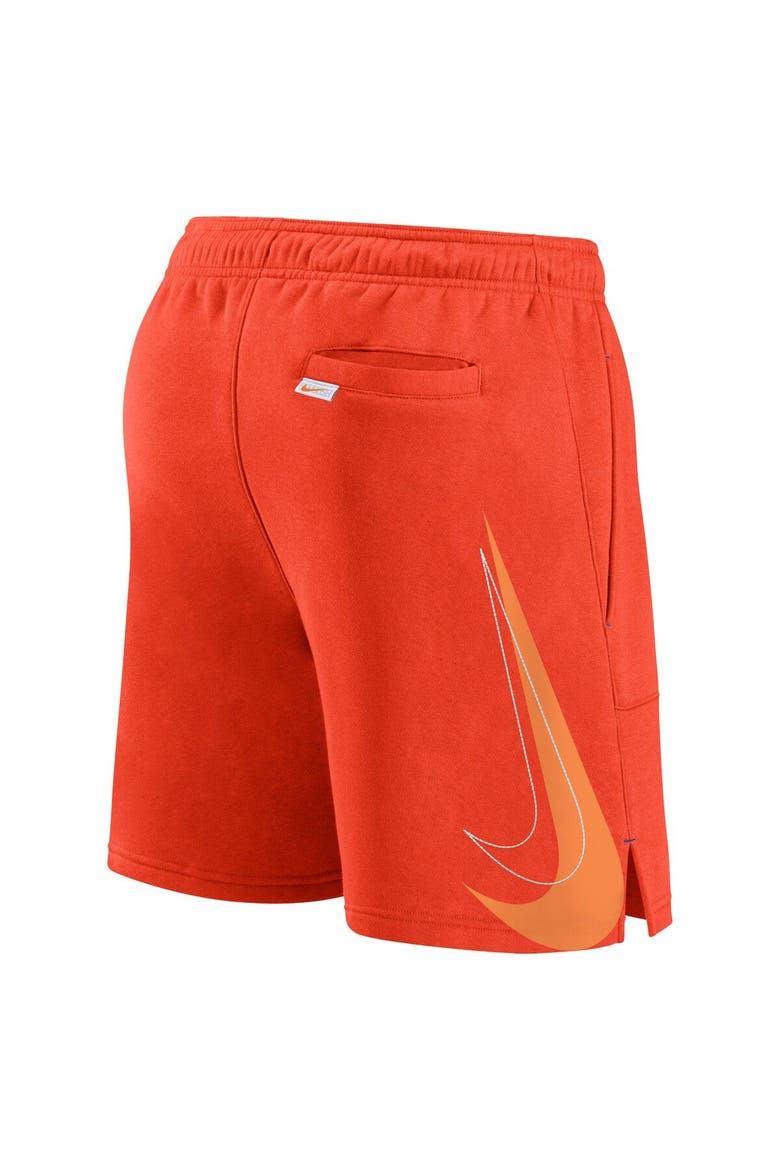 Men's Nike Orange New York Mets Statement Ball Game Shorts, Alternate, color, Orange