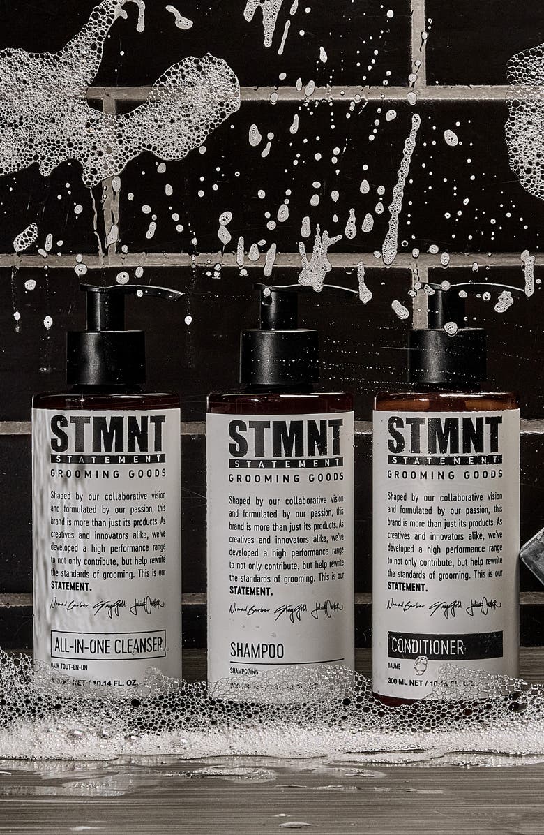 STMNT Grooming Goods Shampoo with Activated Charcoal & Menthol, Alternate, color, 