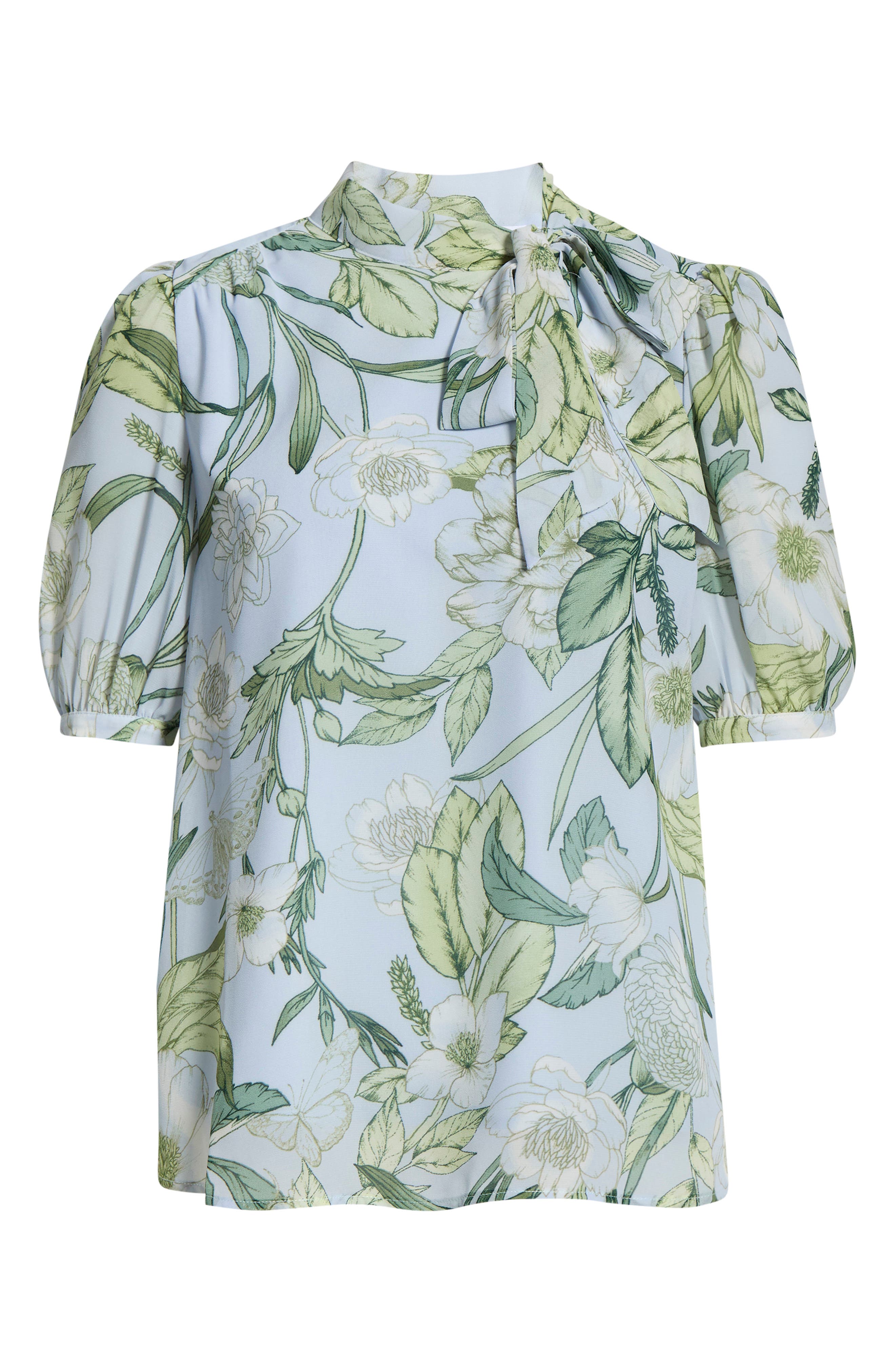 Serenade Bloom Rayna Bow Puff Sleeve Top