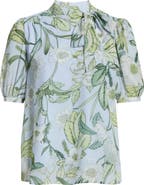 SUGARLIPS Serenade Bloom Rayna Bow Puff Sleeve Top