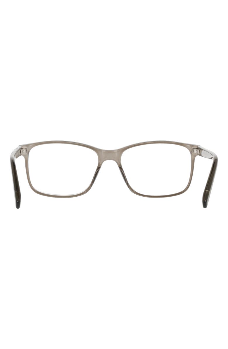 Cole Haan 55mm Square Reading Glasses, Alternate, color, Crystal Grey