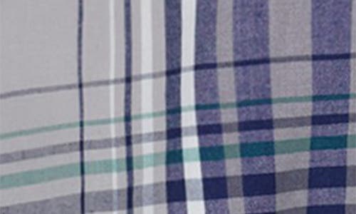 Calvin Klein Kids' Abstract Plaid Button-up Shirt In Multi