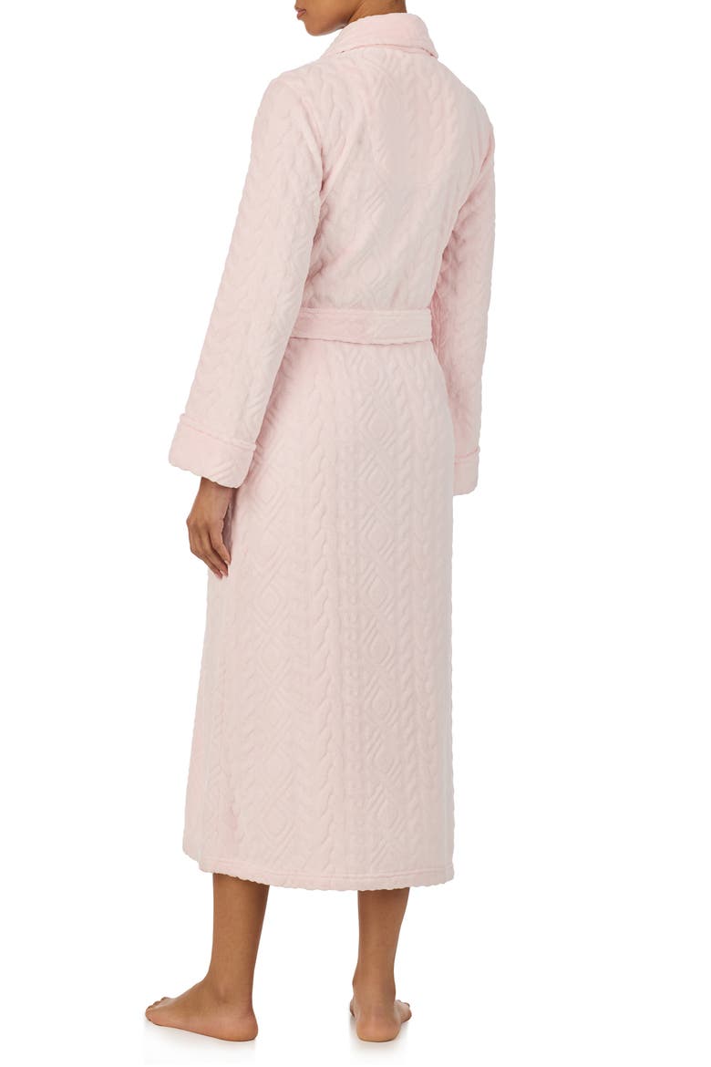Shawl Collar Long Robe, Alternate, color, PINK