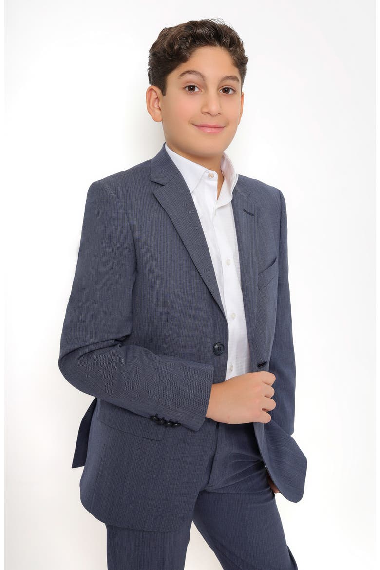 Kids' Tiger Z4 Wool Blend Suit, Alternate, color, BLUE