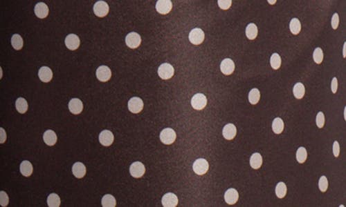 Petal And Pup Petal & Pup Alima Dot Wide Leg Satin Pants In Brown