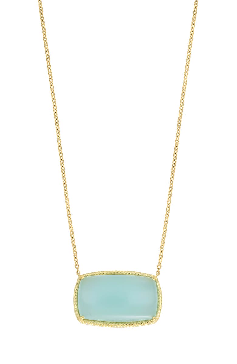 Bony Levy Iris Milky Aquamarine Pendant Necklace, Main, color, 