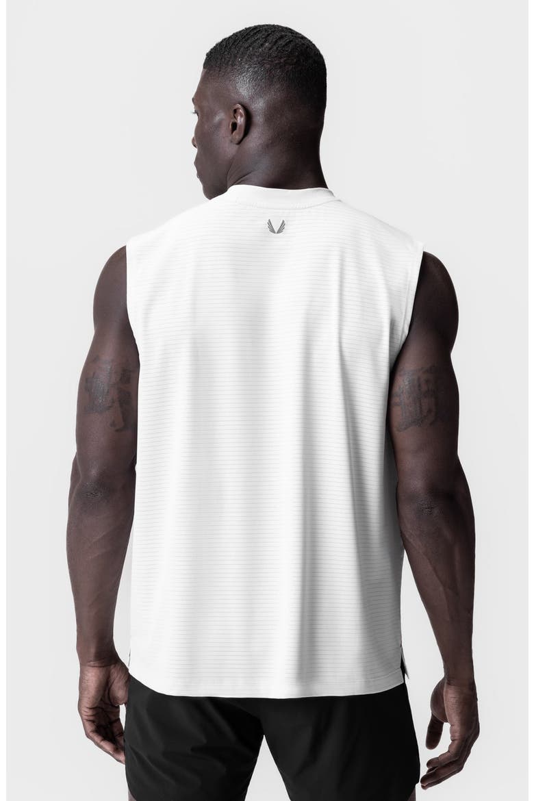3D Lite 2.0 Lycra Relaxed Cutoff Tank, Alternate, color, White