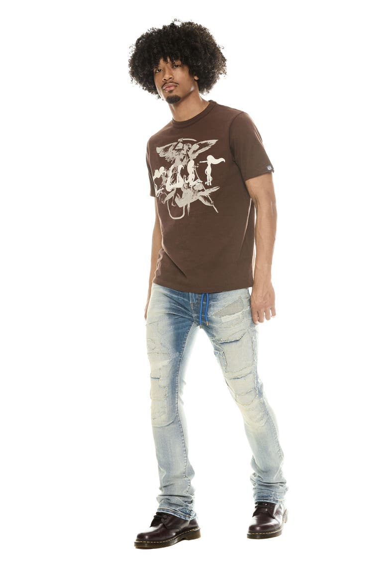Lenny Rip & Repair Bootcut Jeans, Alternate, color, LUCA