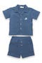 Organic Cotton Gauze Camp Shirt & Shorts Set