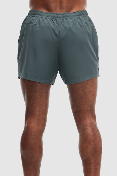 Peloton 5" Lined Performance Raining Short In Urban Green
