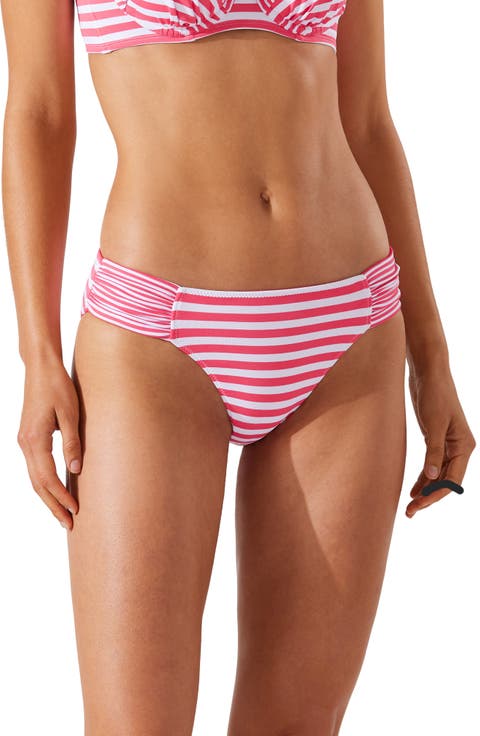 Breaker Bay Reversible Ruched Hipster Bikini Bottoms